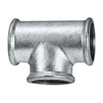 Galvanised Malleable Tee 1 1/2" - Click Image to Close